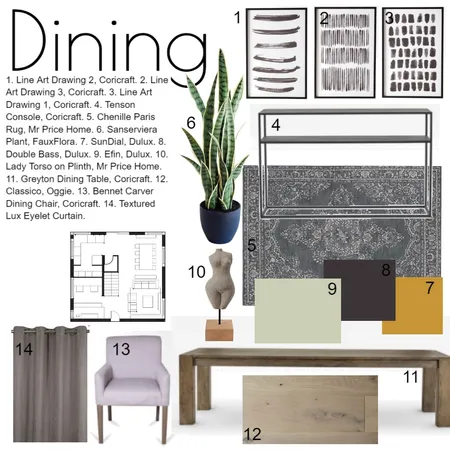 Dining Interior Design Mood Board by Janri on Style Sourcebook