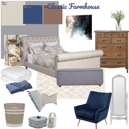 Classic Farmhouse Interior Design Mood Board by Debbie Wells on Style Sourcebook