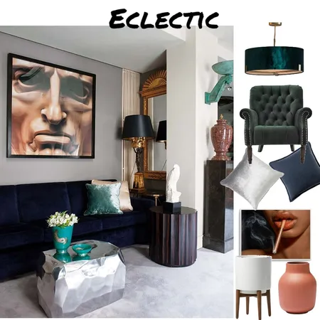 eclectic Interior Design Mood Board by Amina Yazici on Style Sourcebook