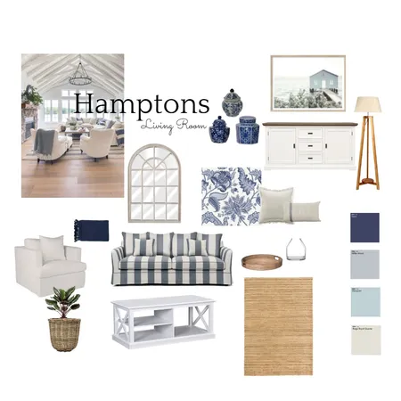 Hamptons Board Interior Design Mood Board by BrookeMcKayInteriors on Style Sourcebook