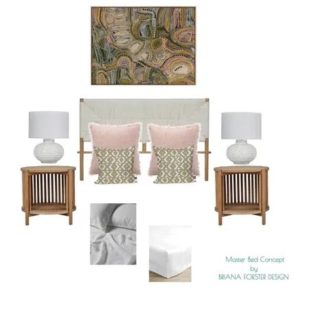 FIRST BAY MASTER BED Interior Design Mood Board by Briana Forster Design on Style Sourcebook