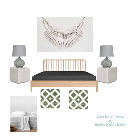 FIRST BAY GUEST BED 2 Interior Design Mood Board by Briana Forster Design on Style Sourcebook