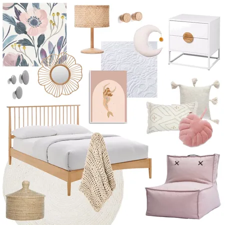 summer brown bedroom Interior Design Mood Board by Sophie Scarlett Design on Style Sourcebook