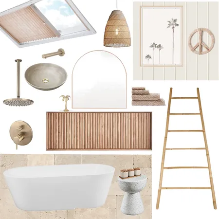 neutral bathroom Interior Design Mood Board by thepalmeffect on Style Sourcebook