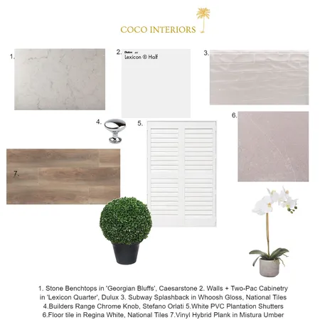 Hamptons Beachfront Unit Interior Design Mood Board by Coco Interiors on Style Sourcebook