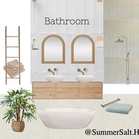 Bathroom Interior Design Mood Board by SummerSalt Home on Style Sourcebook