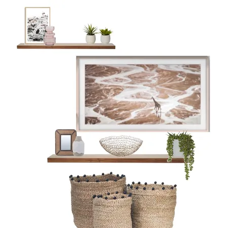 TV Wall - with basket Interior Design Mood Board by Dorothea Jones on Style Sourcebook