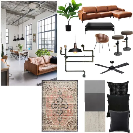 Industrial Interior Design Mood Board by lian.dewaal on Style Sourcebook