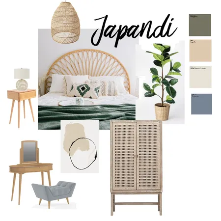 Japandi bedroom Interior Design Mood Board by camdickson114 on Style Sourcebook