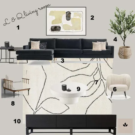 Lebo & Q's Living room 4 Interior Design Mood Board by Nuria on Style Sourcebook