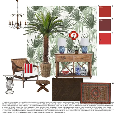 SUN ROOM Interior Design Mood Board by Caley Ashpole on Style Sourcebook