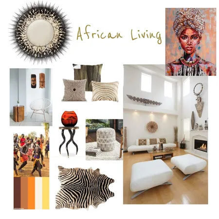 African Interior Mood Board Interior Design Mood Board by oanhchin on Style Sourcebook