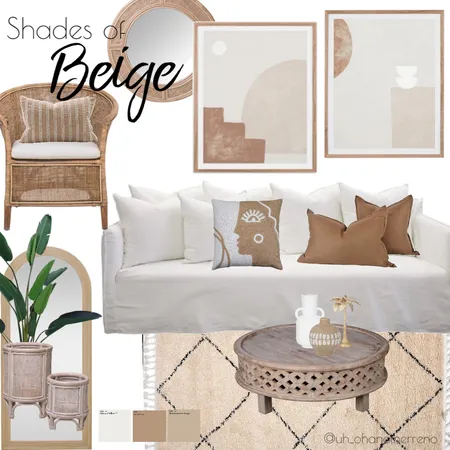 Shades of Beige Interior Design Mood Board by AnnabelFoster on Style Sourcebook