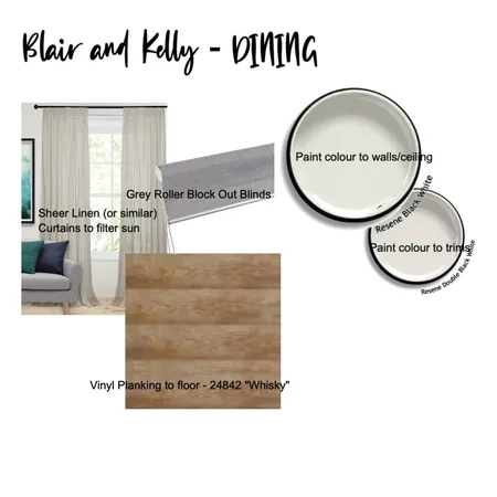 Blair & Kelly - Dining Interior Design Mood Board by fleurwalker on Style Sourcebook
