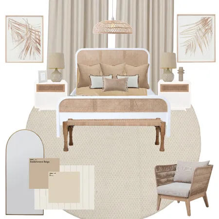 bedroom beige Interior Design Mood Board by thepalmeffect on Style Sourcebook