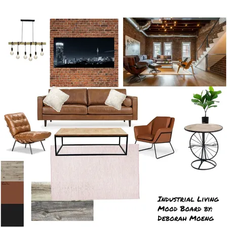Industrial Living Interior Design Mood Board by DeborahM on Style Sourcebook