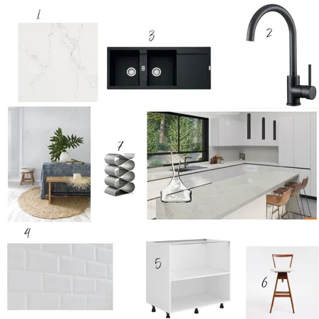 kitchen sample board Interior Design Mood Board by david ndishe on Style Sourcebook