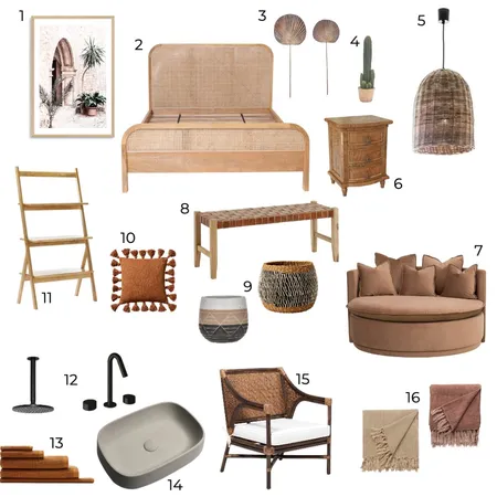 Earthy Grounded Furniture Interior Design Mood Board by marialockard on Style Sourcebook