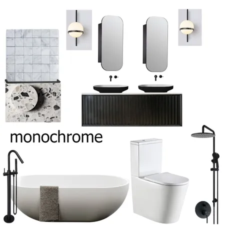 Master Bathroom 2 Interior Design Mood Board by Design Miss M on Style Sourcebook