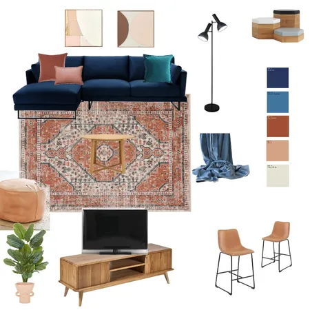 Brunswick St Living Room Interior Design Mood Board by ebarbagallo on Style Sourcebook