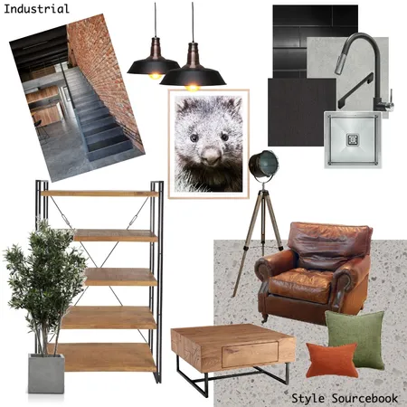Industrial Interior Design Mood Board by kirstycar on Style Sourcebook
