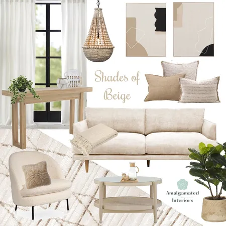 Shades of Beige Interior Design Mood Board by Belinda Perrin on Style Sourcebook