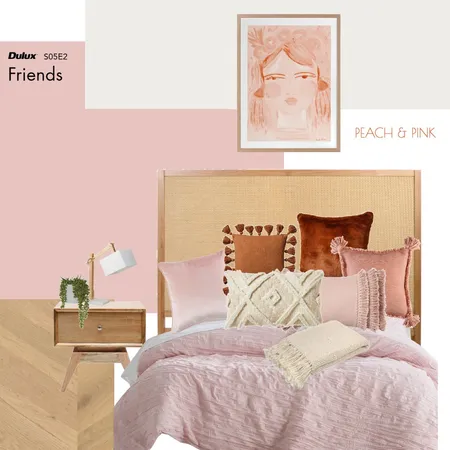 Peach and Pink Interior Design Mood Board by izzyrubins on Style Sourcebook