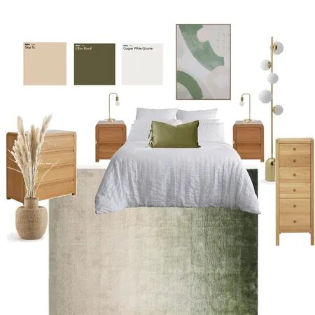 Bedroom green&pink Interior Design Mood Board by ADesignAlice on Style Sourcebook