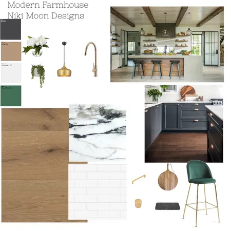 Modern Farmhouse Interior Design Mood Board by NikiMoon on Style Sourcebook