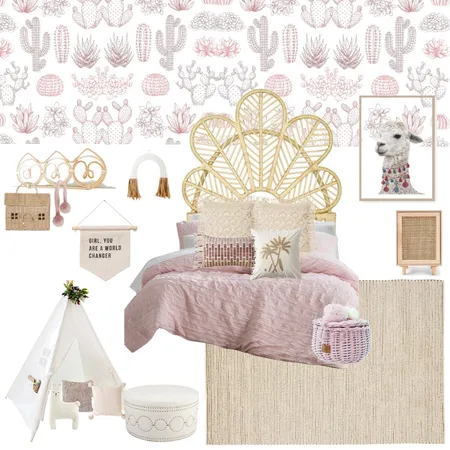 Pink bedroom Interior Design Mood Board by Thehousethatjessbuilt on Style Sourcebook