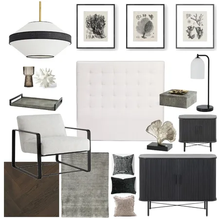 Neutral Master Bed Interior Design Mood Board by DKD on Style Sourcebook