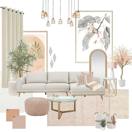 Peach & Pink Interior Design Mood Board by Studio Gab on Style Sourcebook