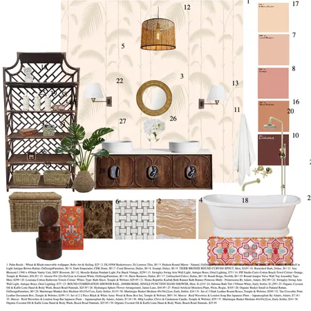 BATHROOM Interior Design Mood Board by Caley Ashpole on Style Sourcebook