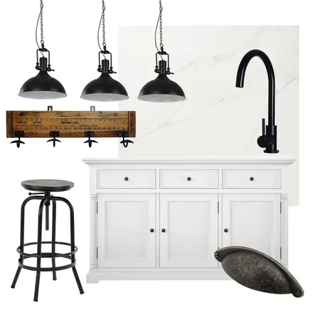 Kitchen industrial farmhouse Interior Design Mood Board by Aprilxyz on Style Sourcebook