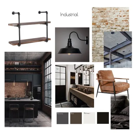 Industrial Mood Board Interior Design Mood Board by janikaleewalker on Style Sourcebook