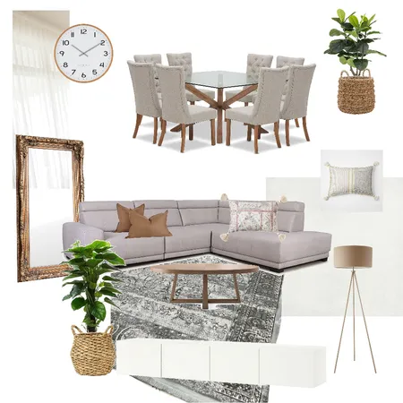 LIVIING/DINING ROOM Interior Design Mood Board by mdacosta on Style Sourcebook
