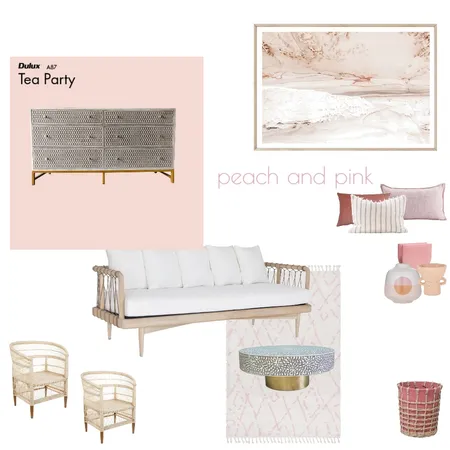 Peach and pink 2 Interior Design Mood Board by Beautiful Rooms By Me on Style Sourcebook