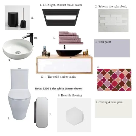 WC Interior Design Mood Board by jess1 on Style Sourcebook