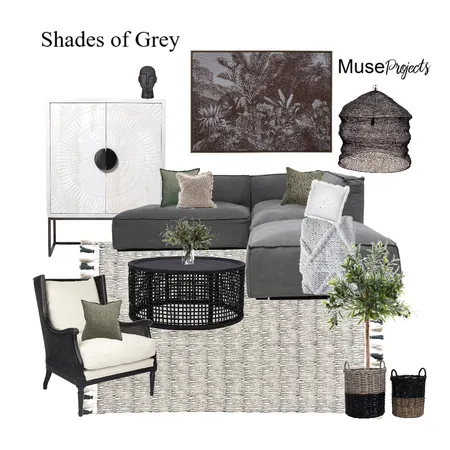 Shades of Grey Interior Design Mood Board by MuseBuilt on Style Sourcebook