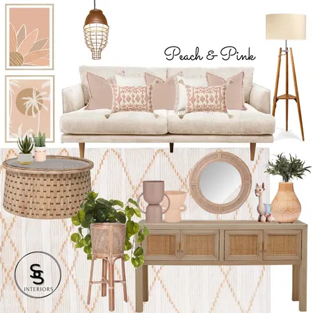 Moodboard Competition - Pink&Peach Interior Design Mood Board by SS Interiors on Style Sourcebook