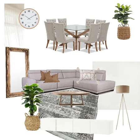 LIVIING/DINING ROOMm Interior Design Mood Board by mdacosta on Style Sourcebook