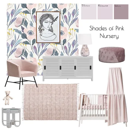 Shades of Pink Interior Design Mood Board by TCH Interiors on Style Sourcebook