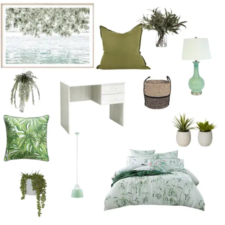 Jungle bedroom Interior Design Mood Board by autumn.moon on Style Sourcebook