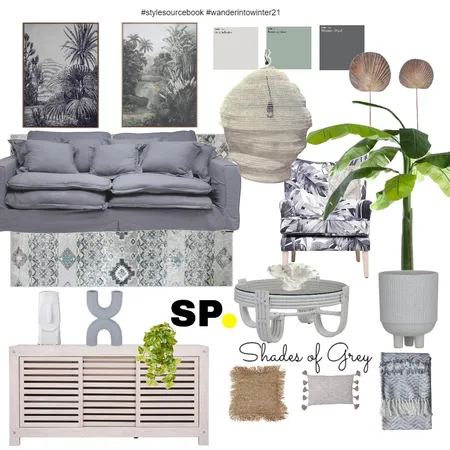 Shades of Grey @stylesourcebook @ozdesignfurniture Interior Design Mood Board by Six Pieces Interior Design  Qualified Interior Designers, 3D and 2D Elevations on Style Sourcebook