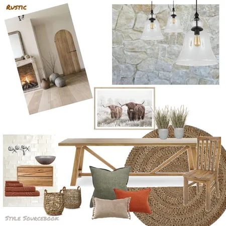 Rustic Interior Design Mood Board by kirstycar on Style Sourcebook