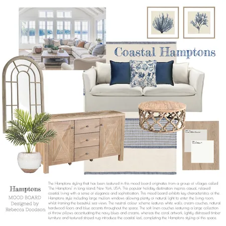 coastal hamptons Interior Design Mood Board by bec_doodson on Style Sourcebook