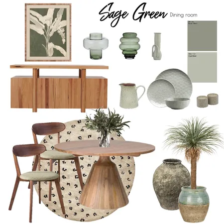 Sage green dining room Interior Design Mood Board by Manea Interiors on Style Sourcebook