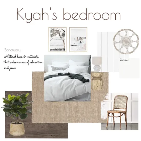 Kyah's Bedroom Interior Design Mood Board by _thestylelist on Style Sourcebook