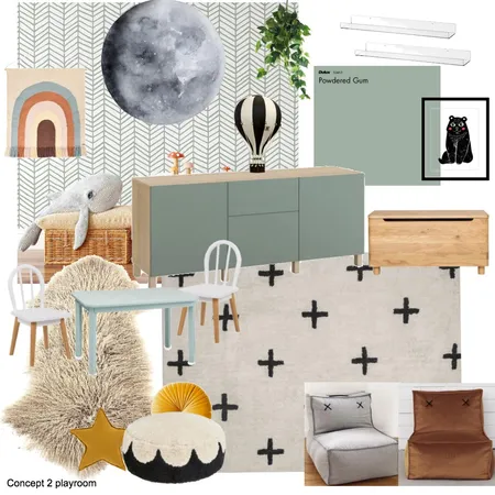 Playroom concept 2 Interior Design Mood Board by The Renovate Avenue on Style Sourcebook