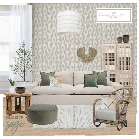 Shades of Sage Interior Design Mood Board by Samantha Anne Interiors on Style Sourcebook